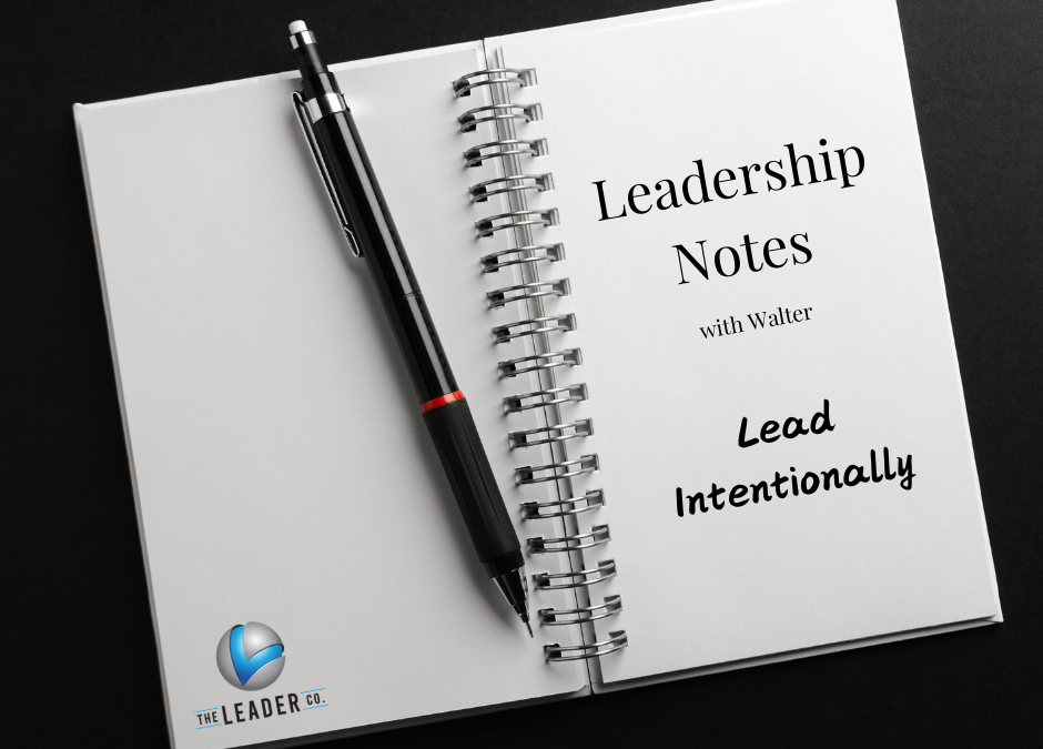 Lead Intentionally